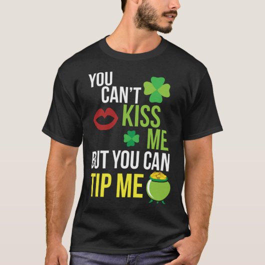 T-shirt Bartender St Patricks Day Waitress Waiter Server (Devant)
