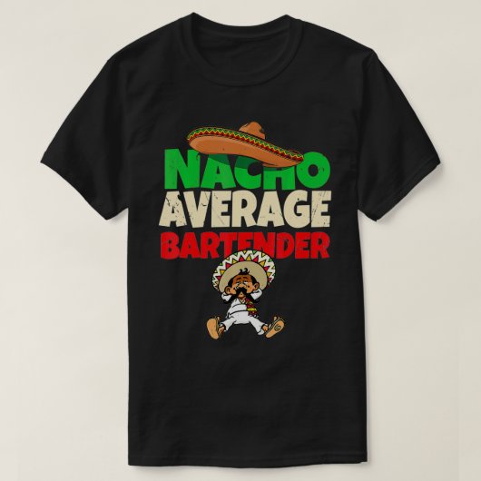 T-shirt Bartenders Bartending Stuff Joke Pun Funny Bartke (Design devant)