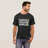 T-shirt Bartending Bar Owner Bartender Just Here For The T (Devant entier)