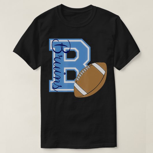 T-shirt Bartlesville Bruins Football  (Design devant)