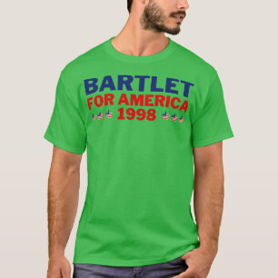 T-shirt Bartlet Ouest Pour L'Amérique 1998 6