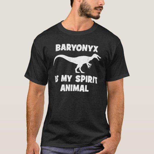 T-shirt Baryonyx Est Mon Esprit Animal Dinosaure Fossile (Devant)