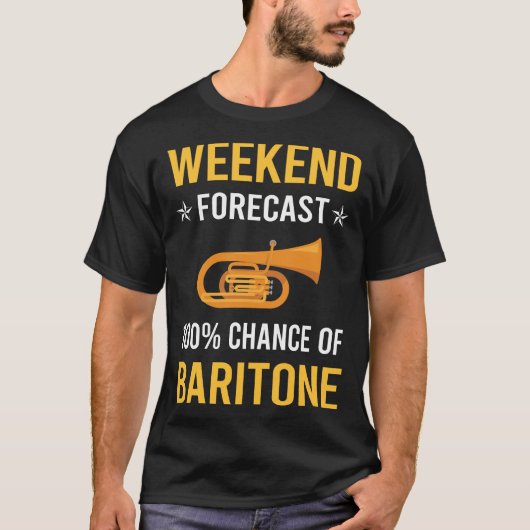 T-shirt Baryton de week-end (Devant)