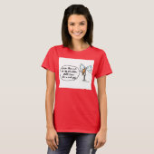 T-shirt BAS CRAVATE chat sur l'épaule (Devant entier)
