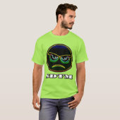 T-shirt Bas droit le visage (SDTM) fâché moyen (Devant entier)