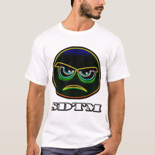 T-shirt Bas droit le visage (SDTM) fâché moyen