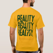 T-shirt bas pour hommes Borcelle Apparel Reality (Dos)