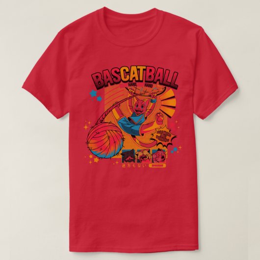 T-shirt BasCatBall par Tobe Fonseca (Design devant)