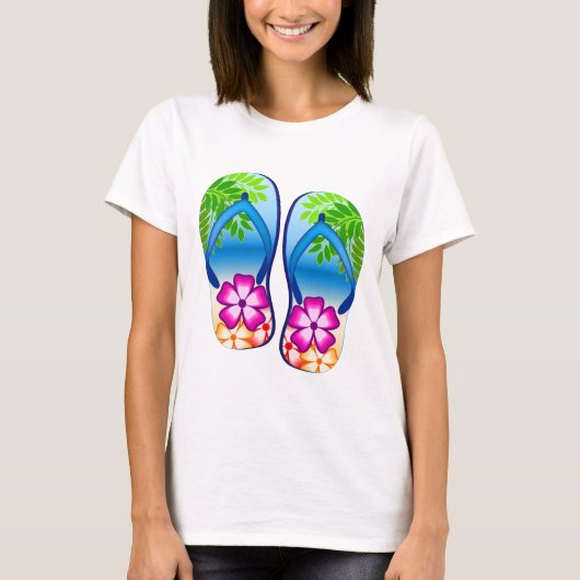 T-shirt Bascules électroniques tropicales (Devant)