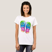 T-shirt Bascules électroniques tropicales (Devant entier)
