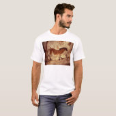 T-shirt Basculez la peinture d'un cheval, c.17000 AVANT (Devant entier)