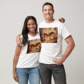 T-shirt Basculez la peinture d'un cheval, c.17000 AVANT (Unisexe)