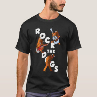 T-shirt Basculez la pièce en t des femmes de chiens