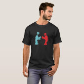 T-shirt Basculez-les les cognent des robots (Devant entier)