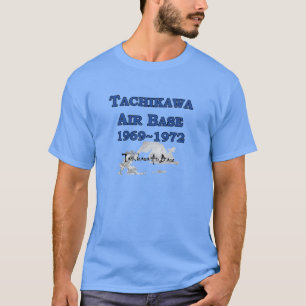 T-shirt base aérienne Japon 1969-1972 de tachikawa