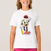 T-shirt Base-ball avec base-ball (Devant)