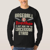 T-shirt Base-ball Brother Concession Stand Family Matching (Devant)