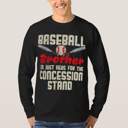 T-shirt Base-ball Brother Concession Stand Family Matching (Devant)