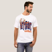 T-SHIRT BASE-BALL DE DETROIT (Devant entier)