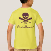T-shirt Base-ball de pirate (Dos)