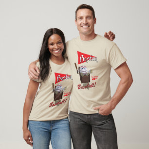 T-shirt Base-ball de Scolletta "Boston !" Long raglan de