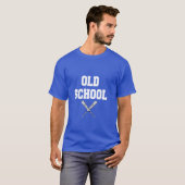 T-shirt Base-ball de vieille école (Devant entier)