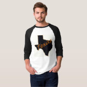 T-shirt Base-ball Jersey du Texas (Devant entier)
