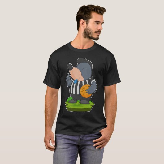 T-shirt Base-ball Mole Referee (Devant entier)