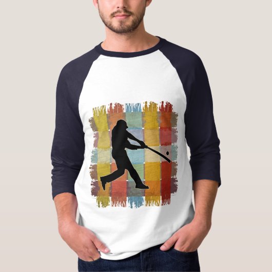 T-shirt Base-ball Rétro (Devant)
