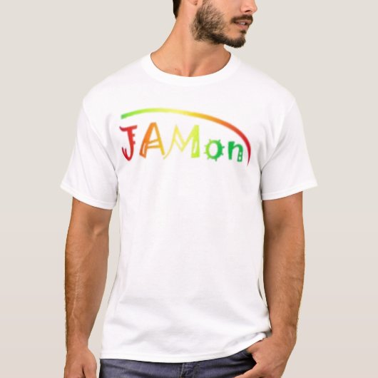 T-shirt Base-ball T - douilles jaunes de JAMon (Devant)