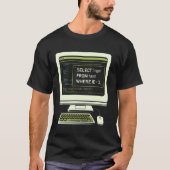 T-shirt Base de données drôle Requête SQL Code informatiqu (Devant)