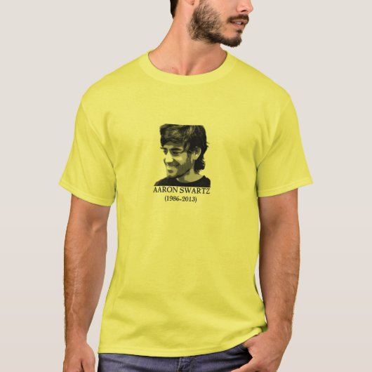T-shirt Base de lumière du soleil -- Aaron Swartz (Devant)
