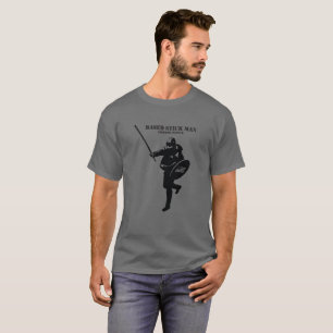 T-shirt basé d'homme de bâton