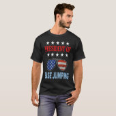 T-shirt Base Jumping Accessoires USA Base Jumping Dire (Devant entier)