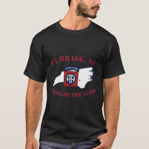 T-shirt Base militaire de Fort Bragg - Armée de terre Post