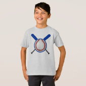 T-shirt baseball #2 Vneck (Devant entier)