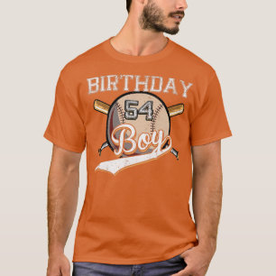 T-shirt Baseball 54e fête d'anniversaire 54 ans Baseball
