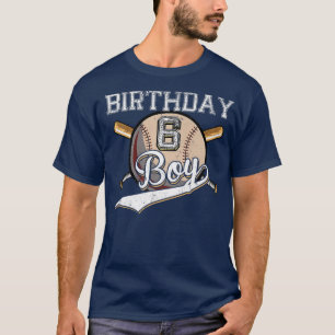T-shirt Baseball 6e fête d'anniversaire 6 ans Baseball f