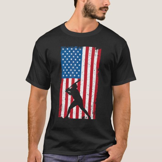 T-shirt Baseball américain 1 (Devant)
