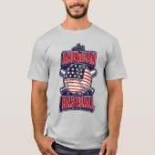 T-shirt Baseball américain cool (Devant)