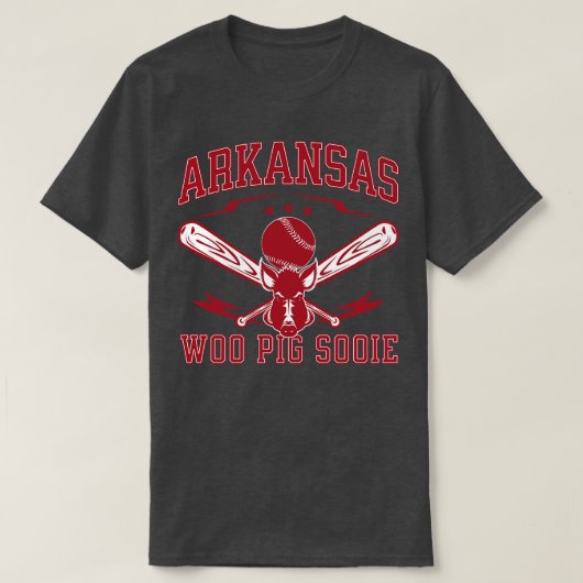 T-shirt Baseball Arkansas (Design devant)