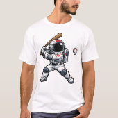 T-shirt Baseball Astronaute (Devant)