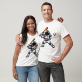 T-shirt Baseball Astronaute (Unisexe)