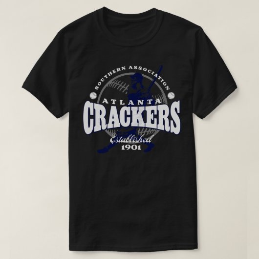 T-shirt Baseball Atlanta Crackers (Design devant)