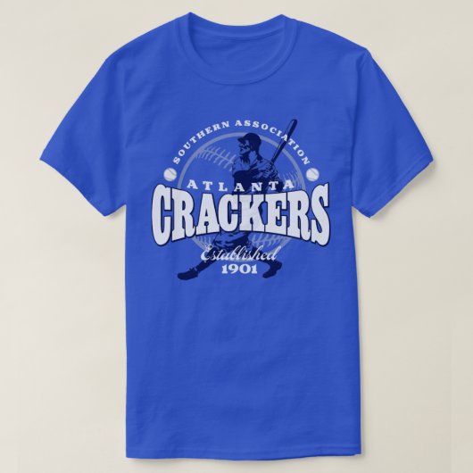 T-shirt Baseball Atlanta Crackers (Design devant)
