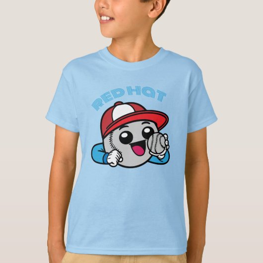 T-shirt baseball cartoon character (Devant)