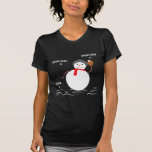 T-shirt Baseball Christmas Snowman Snow Cone Catch Design<br><div class="desc">Baseball Christmas Snowman Snow Cone Catch Design</div>