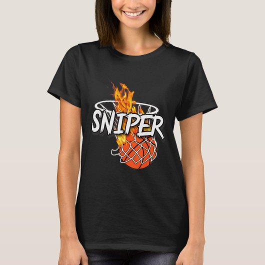 T-shirt Baseball - Coup de n'importe où - Feu Baseball (Devant)