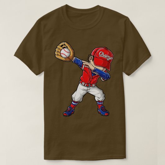 T-shirt Baseball Dabbing Funny Dab Danse s Garçons Filles  (Design devant)