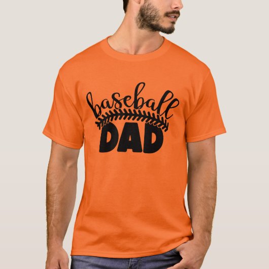 T-shirt Baseball Dad (Devant)